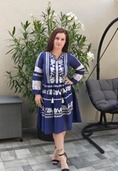 Rochie Brodata Mirabela 3 imagine