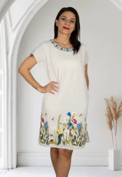 Rochie Brodata Sandra 2 imagine