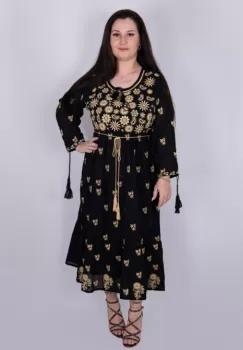 Rochie Brodata Virginia 3 imagine