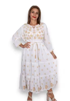 Rochie Brodata Virginia 5 imagine