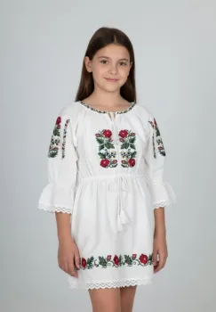 Rochie traditionala fetite Andrea 6 imagine