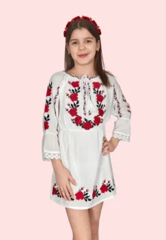 Rochie traditionala fetite Andrea imagine