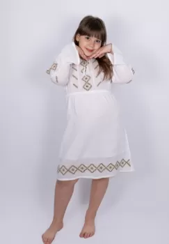 Rochie traditionala fetite Daiana 3 imagine