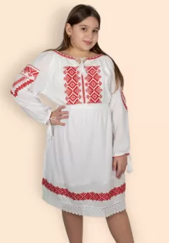 Rochie traditionala fetite Olguta imagine