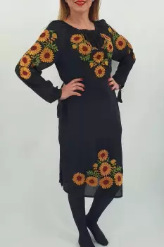 Rochie Traditionala Floarea Soarelui 2 imagine