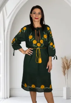 Rochie Traditionala Floarea Soarelui 23 imagine