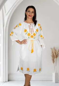Rochie Traditionala Floarea Soarelui 24 imagine