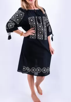 Rochie Traditionala Naty - Marime Mare imagine