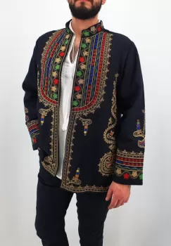 Sacou brodat Barbati imagine