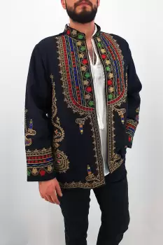 Sacou brodat Barbati imagine
