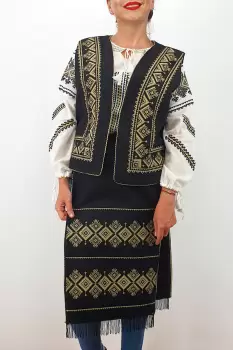 SET - 2 Fote brodate cu model traditional 3 imagine