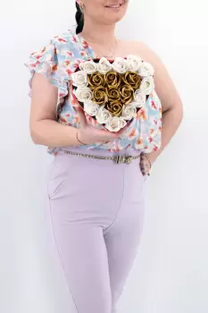 Set cadou Trandafiri sapun 13 imagine