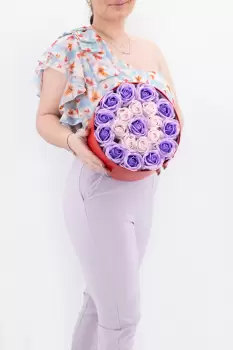 Set cadou Trandafiri sapun 2 imagine