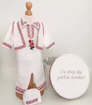 Set Traditional Botez Baiat - Costumas + Cutie 7 imagine