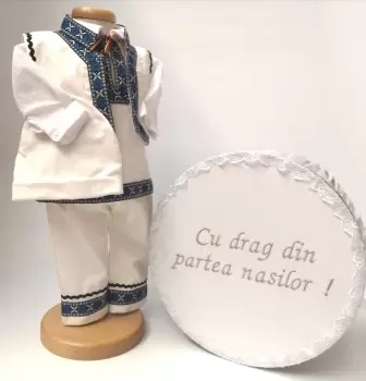 Set Traditional Botez - Costumas baiat Cutie trusou Irinel imagine