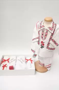 Set Traditional Botez - Costumas baiat Trusou baiat imagine
