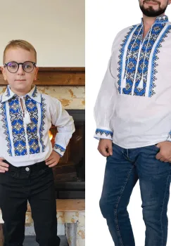 Set Traditional - Camasa Tata   Camasa fiu Aldo 2 imagine