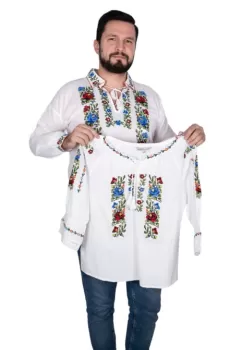 Set Traditional - Camasa Tata IE Fiica 6 imagine