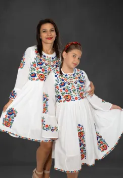 Set Traditional Mama fiica Fiorela 8 imagine