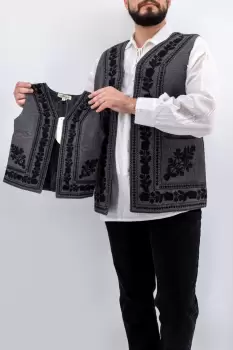 Set Traditional - Sacou Tata Vesta fiu 6 imagine