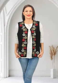 Vesta brodata traditional Damina imagine