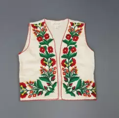 Vesta fetite cu motive traditionale Cerasela imagine