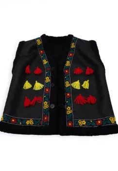 Vesta traditionala baieti cu blanita imagine