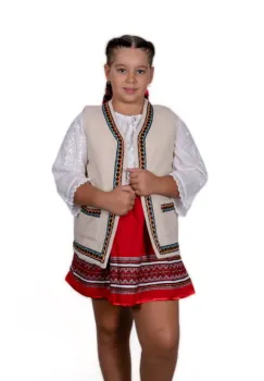 Vesta traditionala fetite Aliona imagine