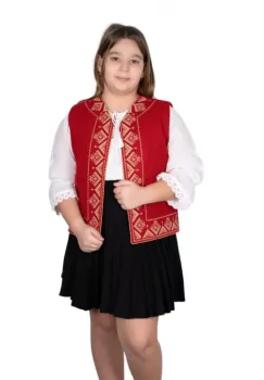 Vesta traditionala fetite Olguta imagine