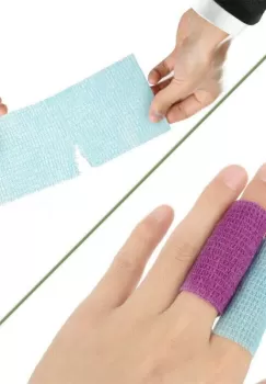 Bandaj elastic autoadeziv fara Latex mov 5cm x 4.5m imagine