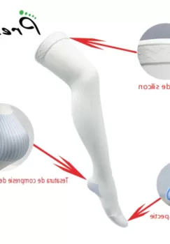 Ciorapi Compresivi Anti-embolism Pressio AG alb imagine