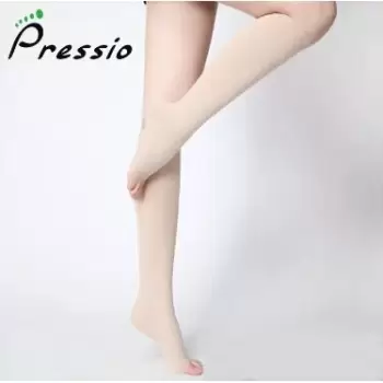 Ciorapi Compresivi Medicinali Pressio AD bej varf deschis 15-21 mmHg imagine