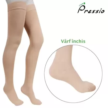 Ciorapi Compresivi Medicinali Pressio AG bej 15-21 mmHg imagine