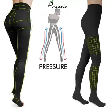 Ciorapi Compresivi Modelatori Pressio AMS negru 15-21 mmHg imagine