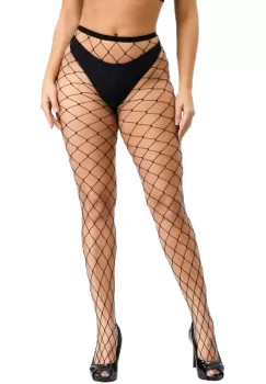 Dresuri Dama Grid cu plasa mare negre imagine