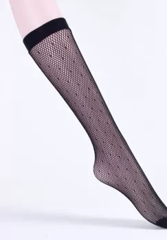 Sosete Lungi Optima negre imagine