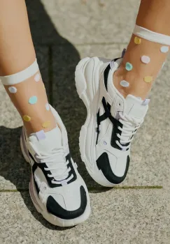 Sosete Punta Gabriella Ecri/Galben imagine