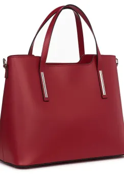 Geanta dama din piele Ligia grena imagine