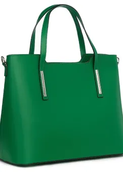 Geanta dama din piele Ligia verde imagine