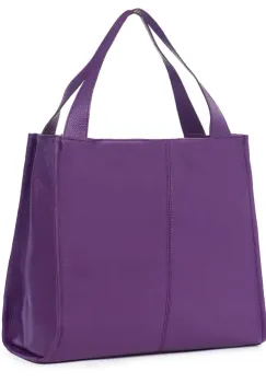 Geanta dama din piele naturala Naomi mov imagine