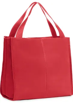 Geanta dama din piele naturala Naomi rosie imagine