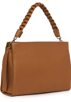 Geanta dama din piele naturala Natalia coniac imagine