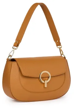 Geanta dama din piele naturala Rosalia coniac imagine