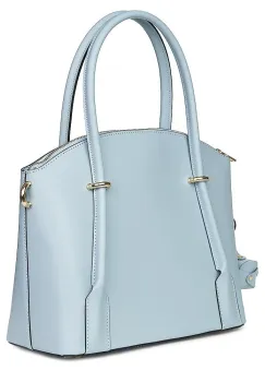Geanta dama piele naturala Gabriella bleu imagine