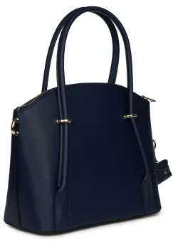Geanta dama piele naturala Gabriella bleumarin imagine