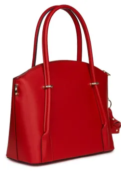 Geanta dama piele naturala Gabriella rosie imagine