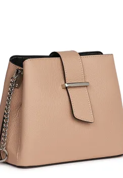 Mini poseta dama din piele Avery roz imagine