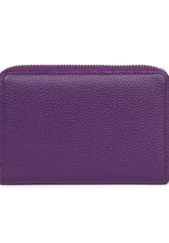Portofel dama din piele naturala Alberto mov imagine