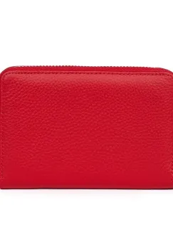 Portofel dama din piele naturala Alberto rosu imagine