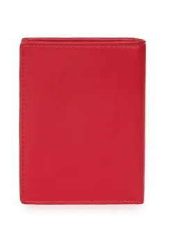 Portofel dama din piele naturala Alonzo rosu imagine